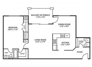 one bedroom apartment